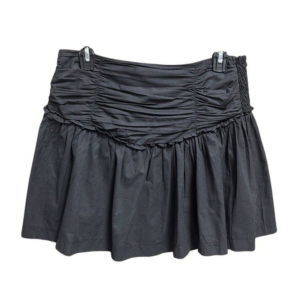 & Merci Women’s Black Ruched Skort Size Medium NEW